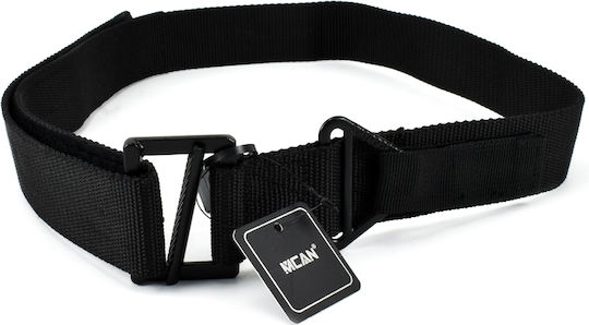 Durable Operational Fabric Belt Tactical Molle Military Type 125 × 3.8cm Metal Clip & Velcro Mcan W1 – Green