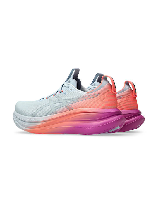 Gel-nimbus 28 Sunny Sizzle Women's Sport Shoes Running Gray