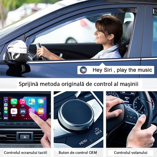 Wireless Adapter Ctht-020-2 Apple Carplay Iphone Ios 10+ Usb-type C Dongle 5g Wifi Bluetooth Automatic Connection White