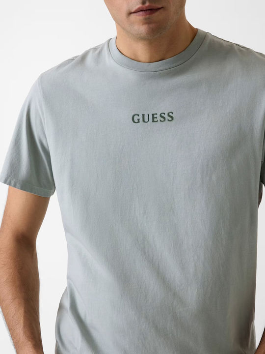 Guess Tricou Cu Mânecă Scurtă Mentă