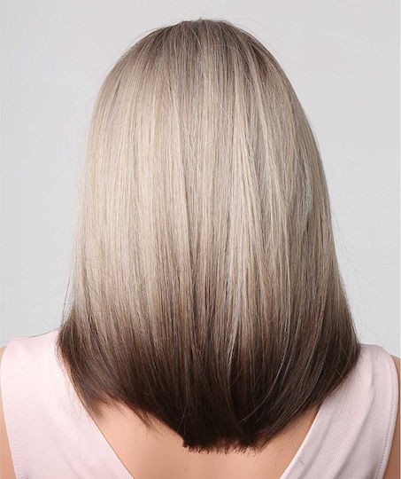 Animis Beauty Perucă cu Păr Sintetic în Nuanță Castanie 40cm