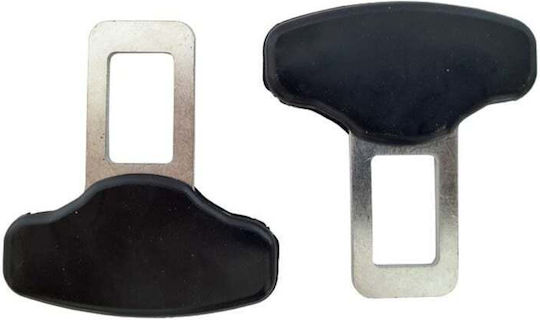 Set 2 Sicherheitsgurtschnalle Aus Metall Kunststoff Größe 6 X 5.5 Cm Schwarz