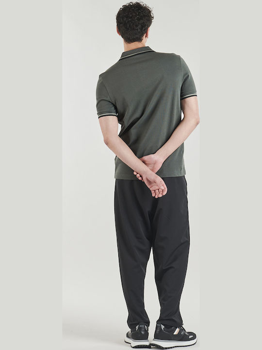 Fred Perry Twin Tipped Polo Bluză Cu Mânecă Scurtă Verde