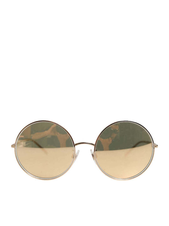 Dolce & Gabbana Sonnenbrillen Gold mit Metallischem Rahmen Dolce & Gabbana Sonnenbrillen Gold mit Metallischem Rahmen