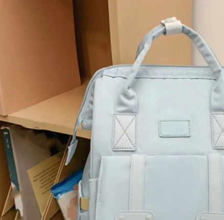 Zola Wickeltasche Rucksack Blau 40x30x15cm