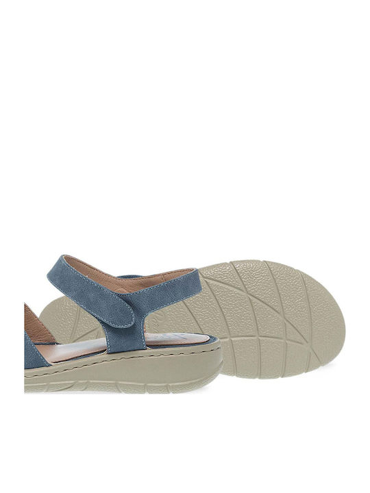 Leather Women's Anatomic Blue Sandals