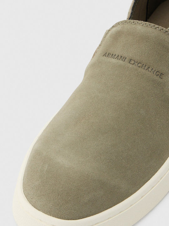 Leder Herren Slip-Ons Grüne