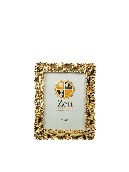 Zen Collection Plastic Photo Frame With Gold Frame