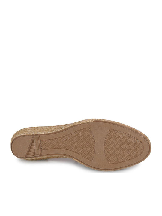 Serraje Women's Platforms in Espadrille Style Beige