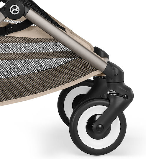 Cybex Orfeo Baby Stroller Suitable for Newborn Almond Beige / Taupe Frame 6.3kg