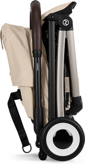 Cybex Orfeo Baby Stroller Suitable for Newborn Almond Beige / Taupe Frame 6.3kg