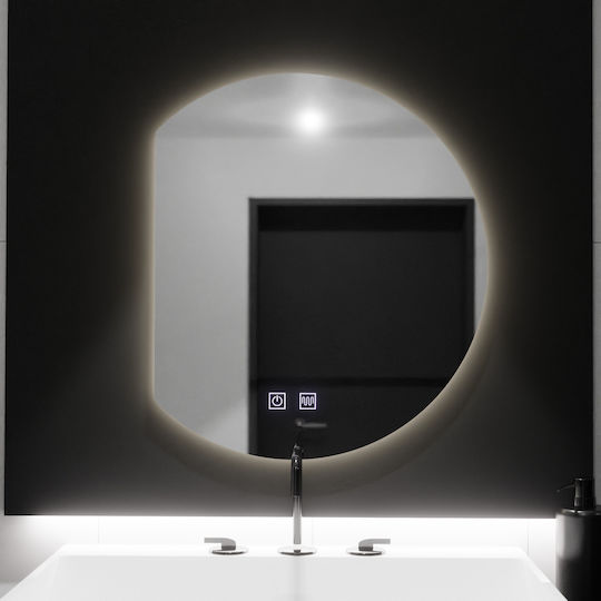 Alista Home Badezimmerspiegel LED Berührung 54x60cm Transparent Alista Home Badezimmerspiegel LED Berührung 54x60cm Transparent