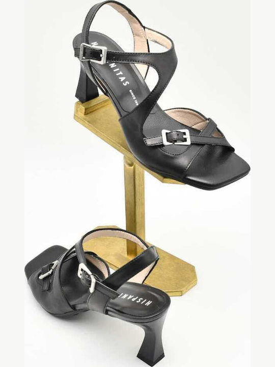Leather Sandals Black