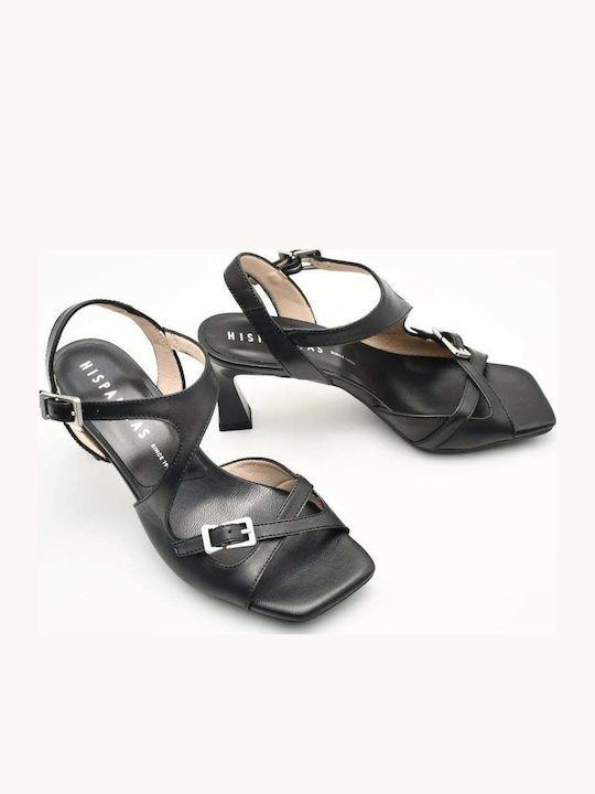 Leather Sandals Black