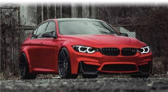 Капаци За Огледала Batman Стил Двойна Бъбрек Подходящи За BMW Серия 3 F30 F31 2011-2018 Черен Piano Гланц