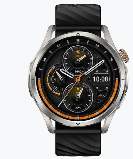Kospet Magic R10 Stainless Steel Αδιάβροχο Smartwatch με Παλμογράφο (Ασημί)