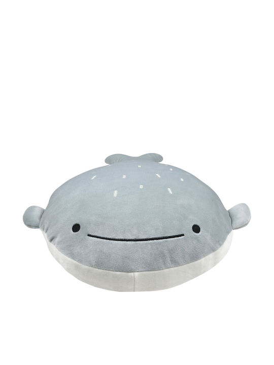 Kinder Wurfkissen S-f Moby Blau Beidseitig 30x40cm