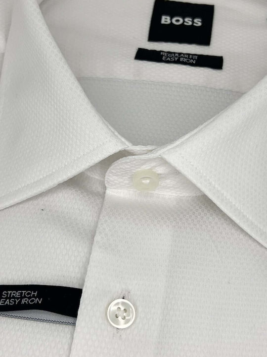 H Joe Long Sleeve Shirt in Regular Fit White