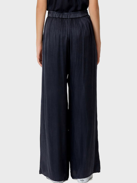 Pantaloni Largi Dama Albastru