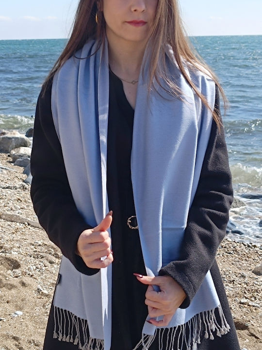 Γυναικείο Μεταξωτό Φουλάρι Τιρκουάζ