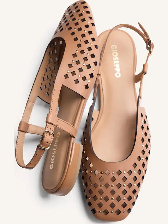 Women's Ballerina Shoes In Brown Colour