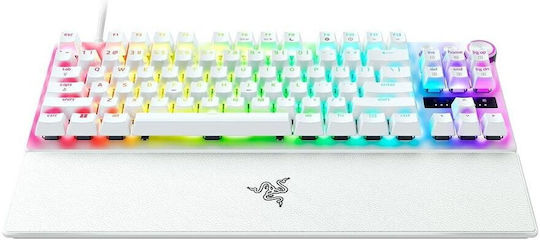 Razer Huntsman V3 Pro Tenkeyless 8KHz Visuelles Gaming-Tastatur Tenkeyless mit Magnet-Schaltern und RGB-Beleuchtung Englisch (US) Weiß