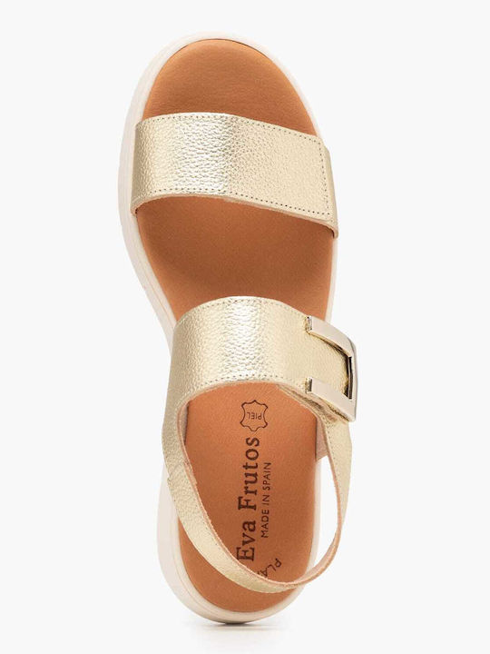 Sommer Damenplattformen Gold