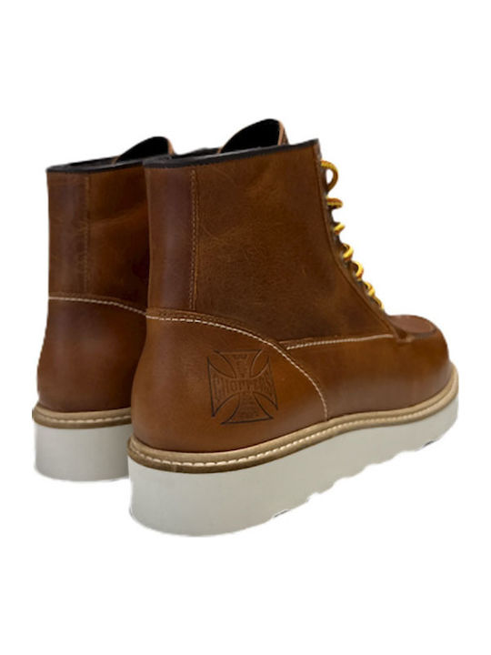 Leather Brown Men's Boots
