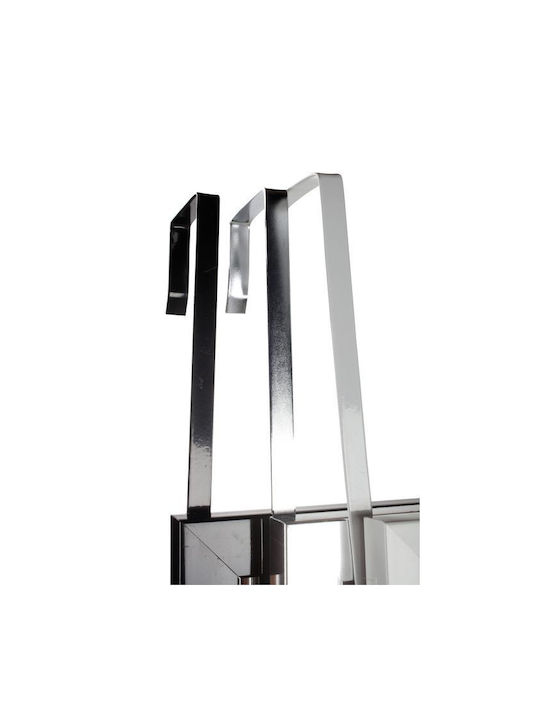 5Five Wandspiegel Asymmetrischer mit Braunen Rahmen 90x30cm
