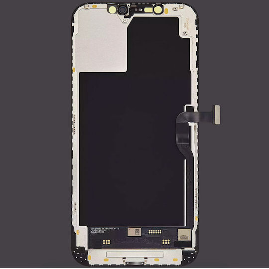 Ecran OLED Soft cu Mecanism Tactil pentru iPhone 12 Pro Max Negru