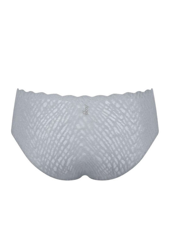 Feel Bliss Hipster Women's Slip Seamless With Lace Gray