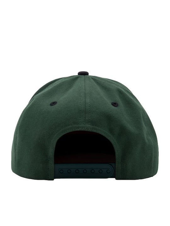 King Kerosin Καπέλο Fast As Fuck Flat Cap Black Yellow