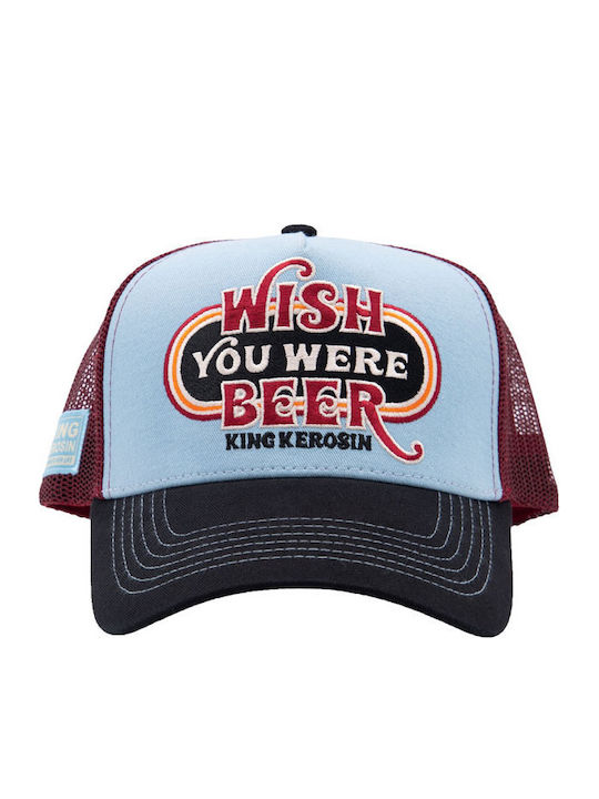 King Kerosin Шапка Wish You Were Beer Камионджия Скайблу Черна