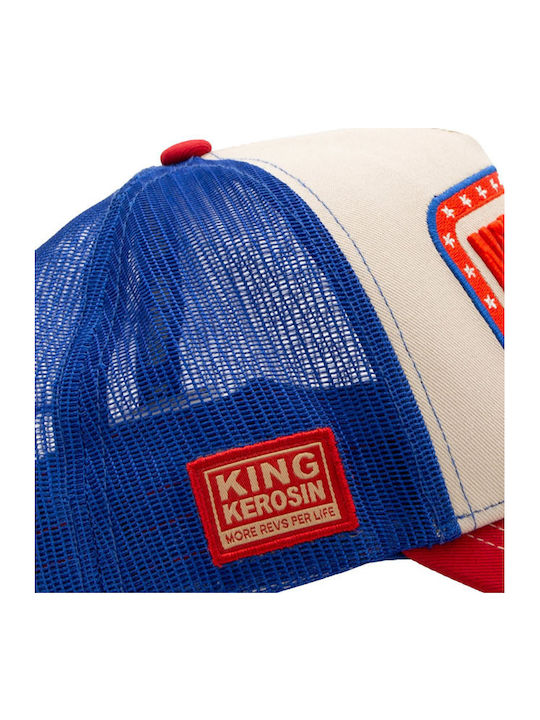 King Kerosin Καπέλο Never Grow Up Trucker Cap Beige