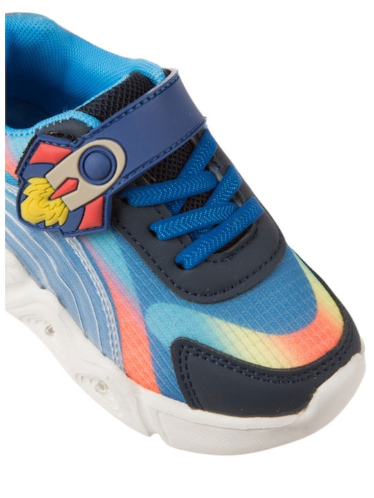 Παιδικά Sneakers με Σκρατς Μπλε