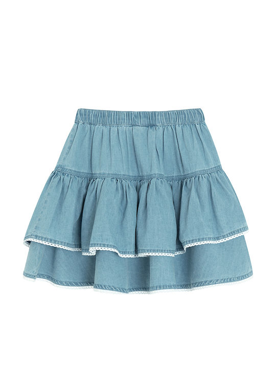 Kids Denim Blue Skirt
