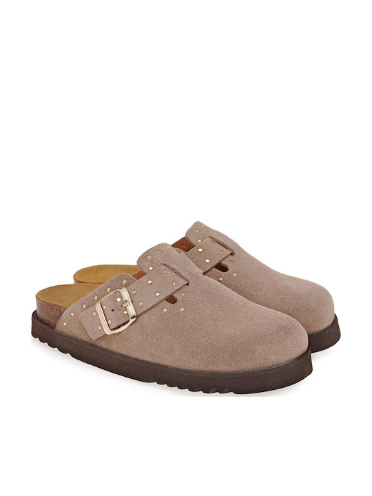 Scholl Γυναικεία Σαμπό Καφέ Scholl Γυναικεία Σαμπό Καφέ