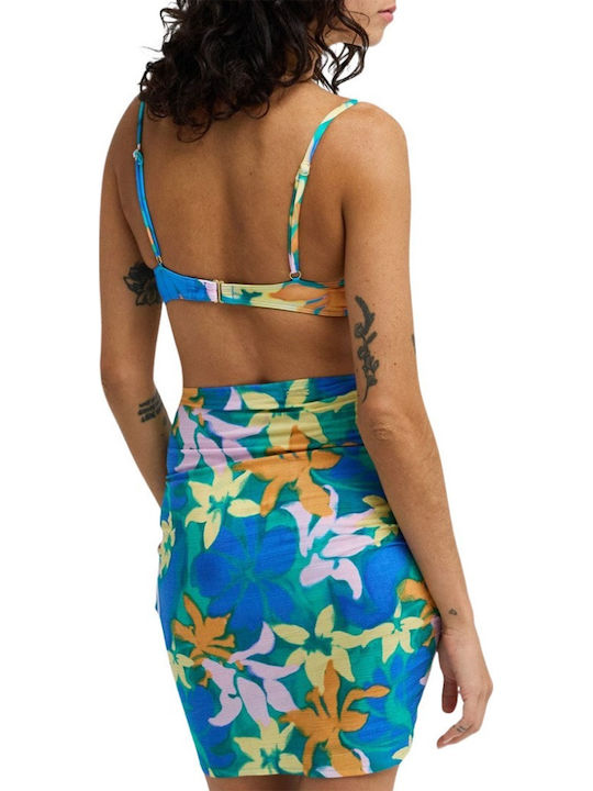 Billabong Wrapped Up Cover Up Agua Flores Billabong Wrapped Up Cover Up Agua Flores