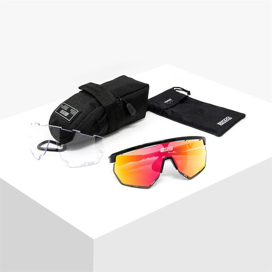 Scicon Cycling Glasses Aerowing With Multicolour Lenses