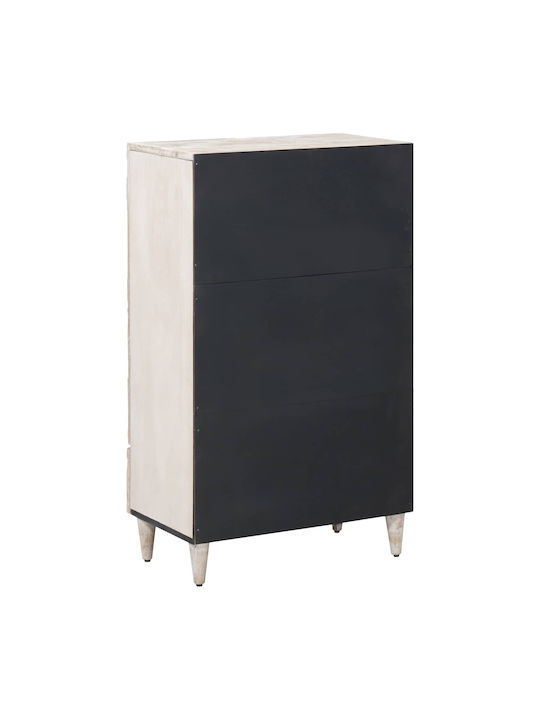 Double Door Wardrobe White 60x33.5x100cm