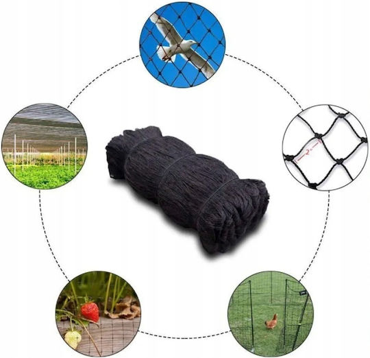 Plasă De Repelare Pentru Păsări Pisici Rozătoare 5x10m