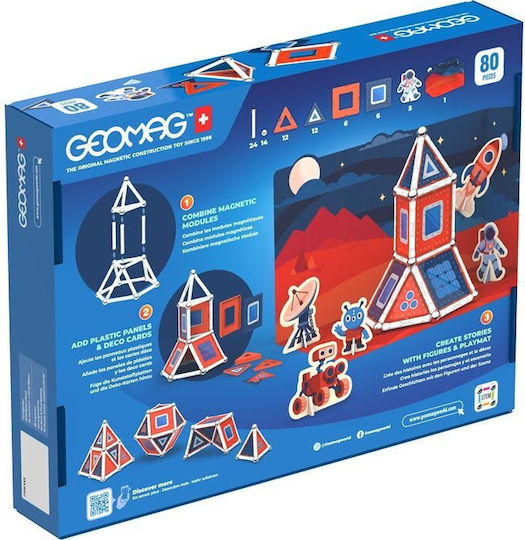 Geomag Magnetic Construction Toy Mars Exploration 80pcs