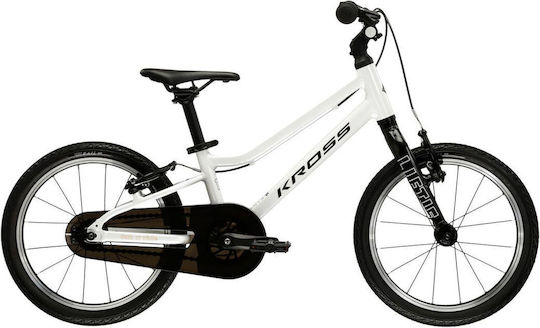 Kross 16" Kinderfahrrad BMX mit Aluminiumrahmen Weiß