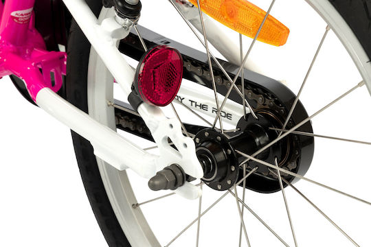 Karbon Bicicletă Copii 18" BMX cu Cadru din Aluminiu Roz