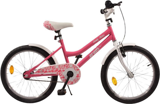 Enero 20 Zoll Kinderfahrrad BMX mit Aluminiumrahmen Rosa