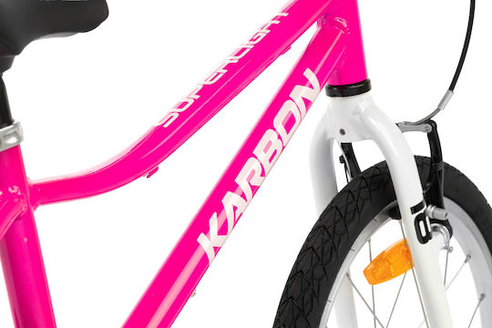 Karbon Bicicletă Copii 18" BMX cu Cadru din Aluminiu Roz