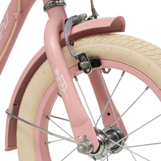 Huffy 14" Детско Градско Колело с Алуминиева Рамка (2025) Розово