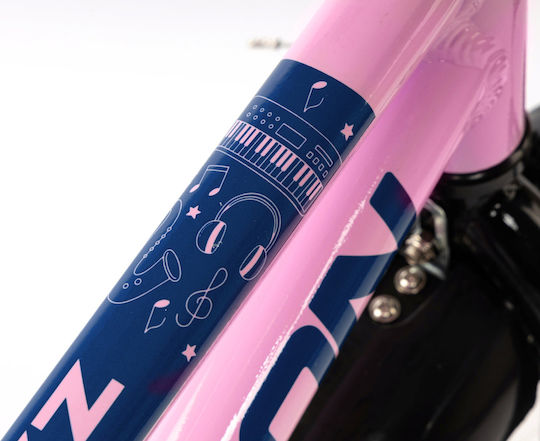 Karbon 16" Bicicletă Copii BMX cu Cadru din Aluminiu (2026) Roz