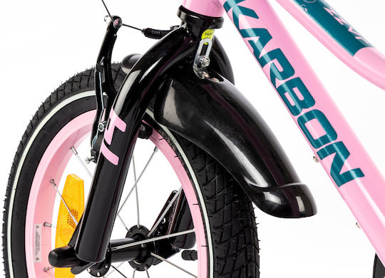 Karbon 14" Παιδικό Ποδήλατo BMX με Σκελετό Αλουμινίου (2026) Ροζ
