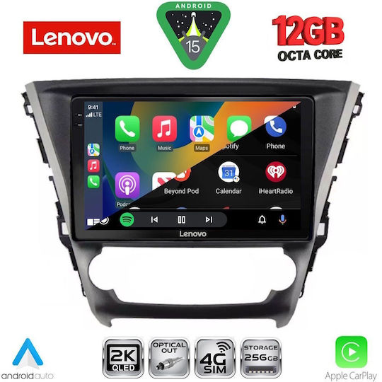 Lenovo Ηχοσύστημα Αυτοκινήτου για Toyota Avensis 2016-2019 (Bluetooth/USB/WiFi/GPS/Apple-Carplay/Android-Auto) με Οθόνη Αφής 10"